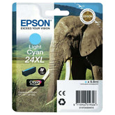 Cartucho de tinta original Epson T2435 (24XL) claro ciano - C13T24354012